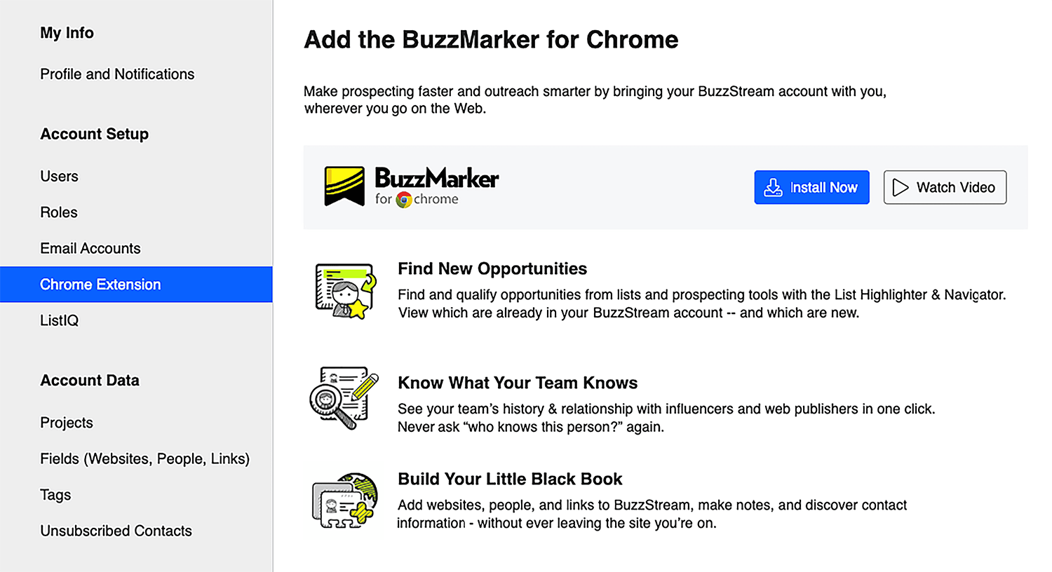 Buzzstream Buzzmaker