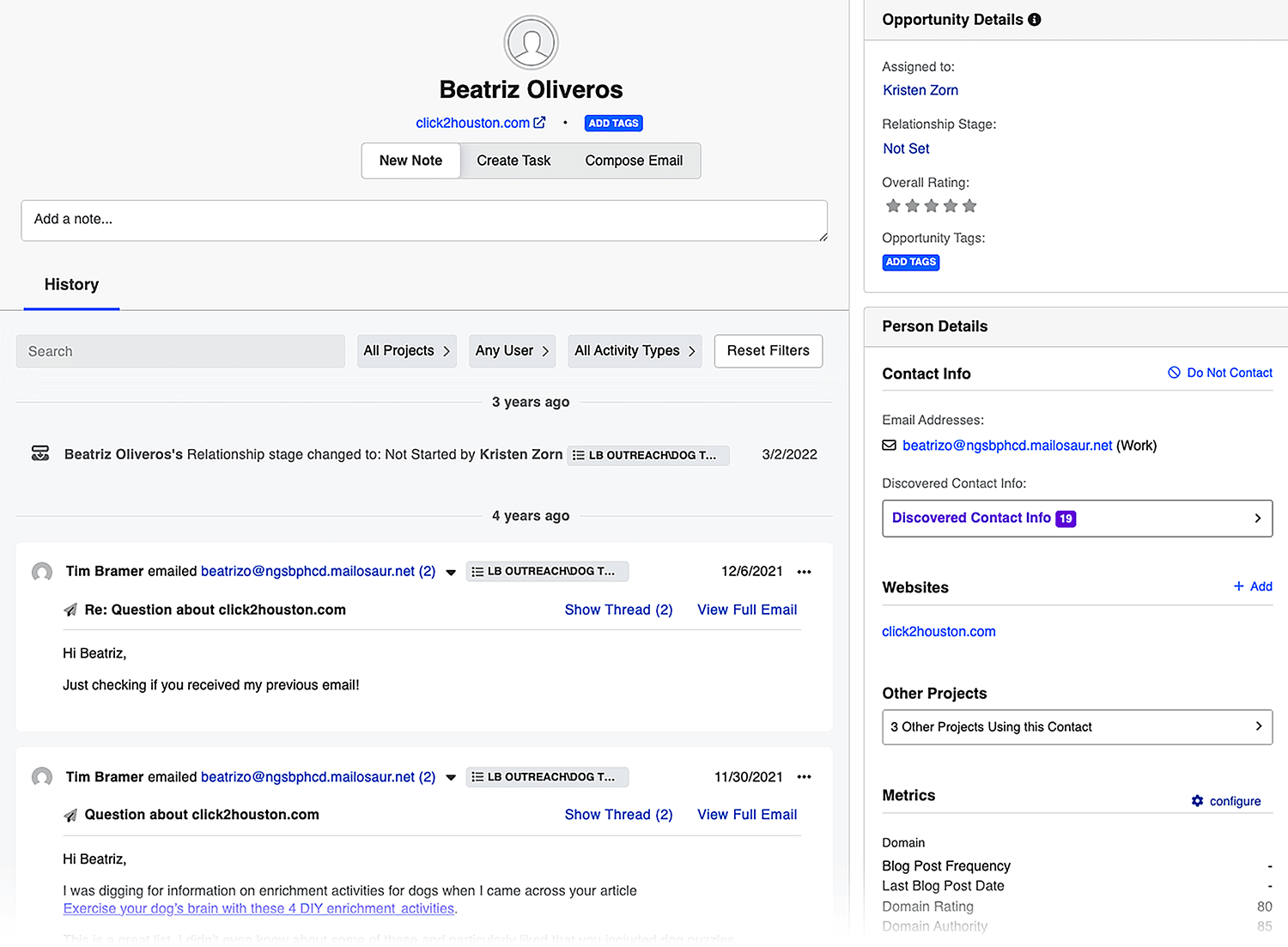 Buzzstream Contact Details