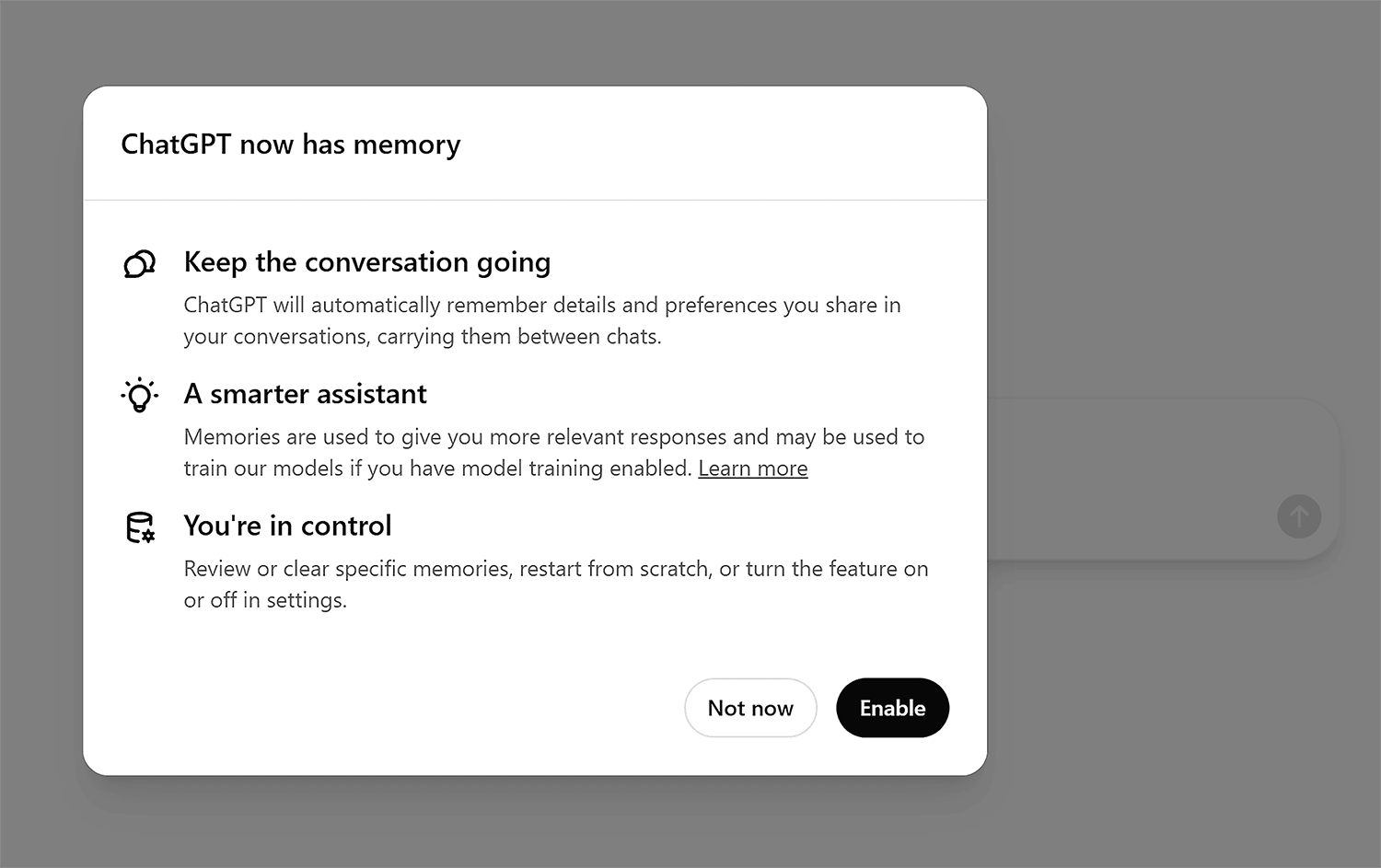 Chatgpt Now Has Memory