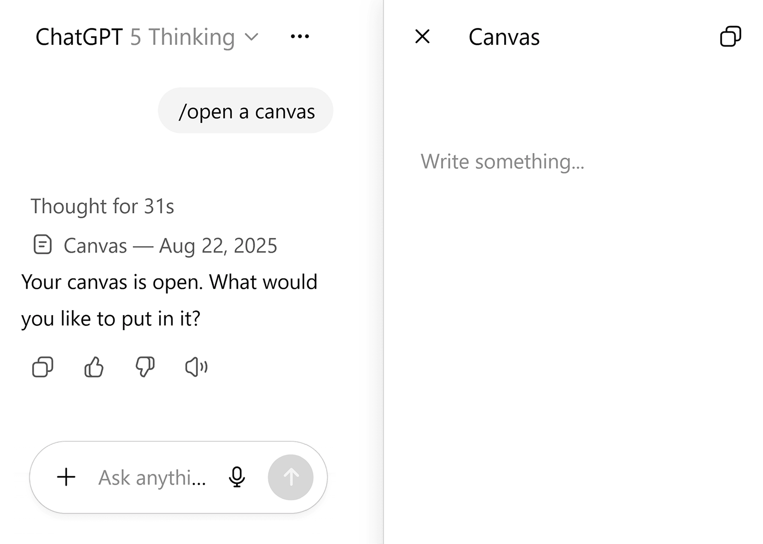Chatgpt Open Canvas