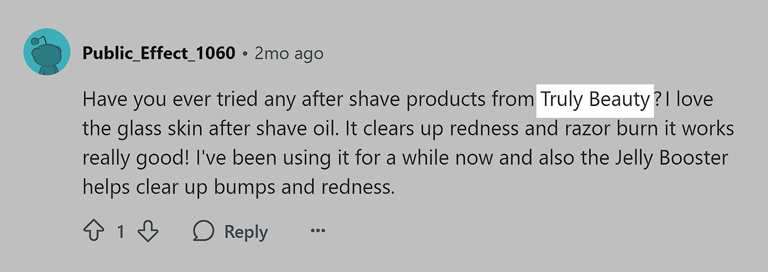 Comment on Reddit – Truly Beauty Comment On Reddit Truly Beauty