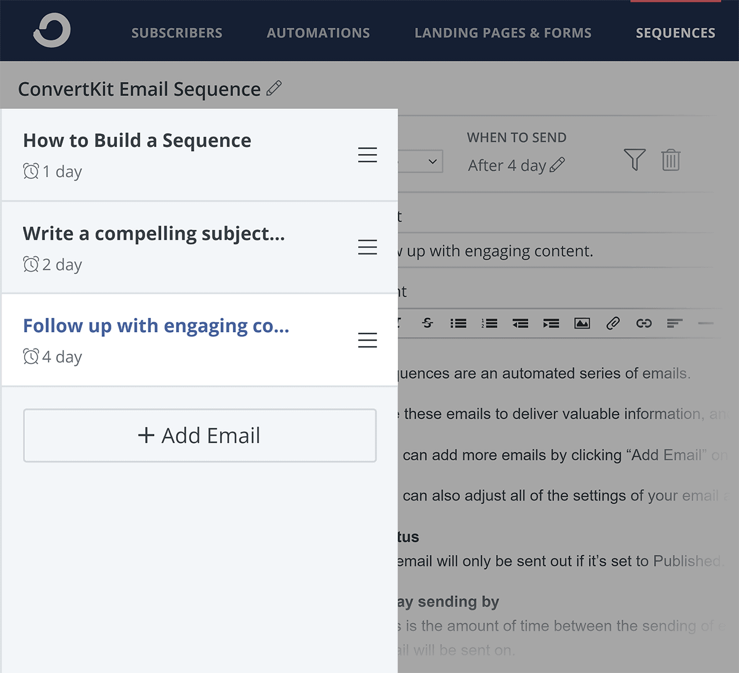 ConvertKit – Sequences Convertkit Sequences