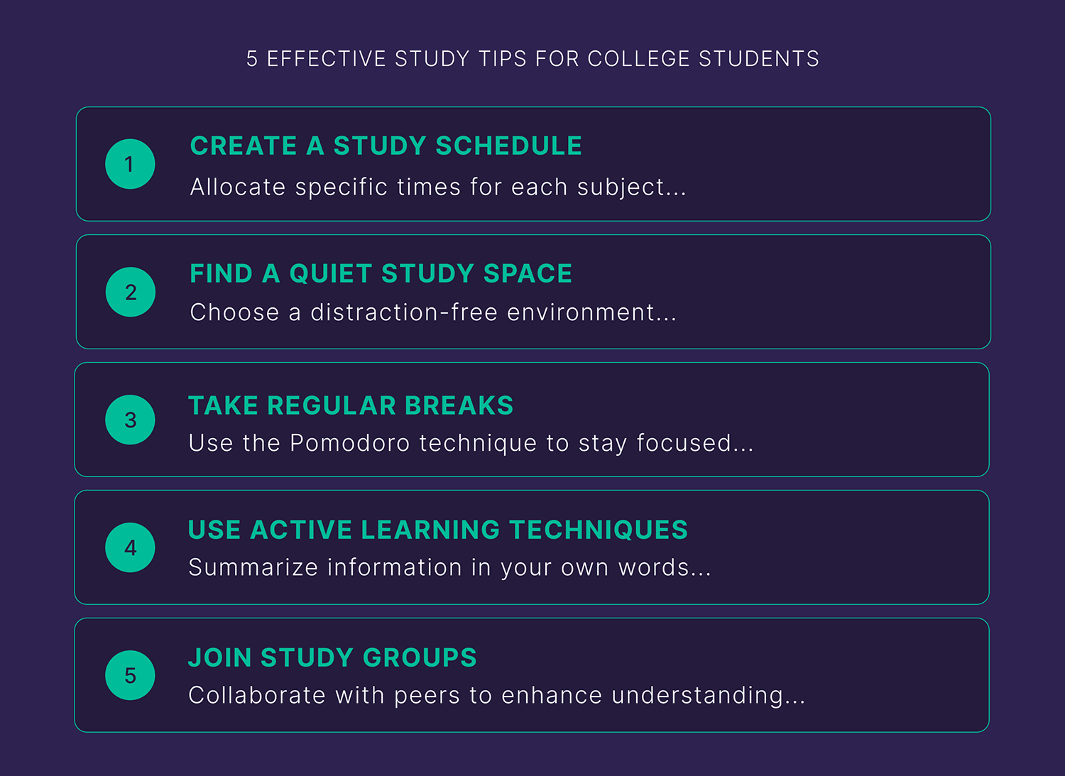 Effective study tips Effective Study Tips 1