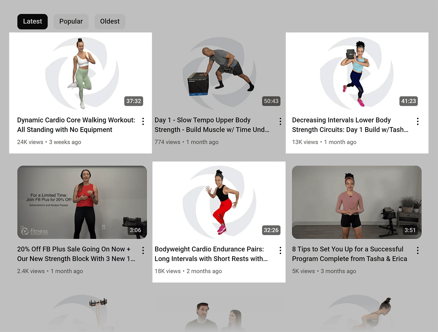 Fitness Blender Latest Videos
