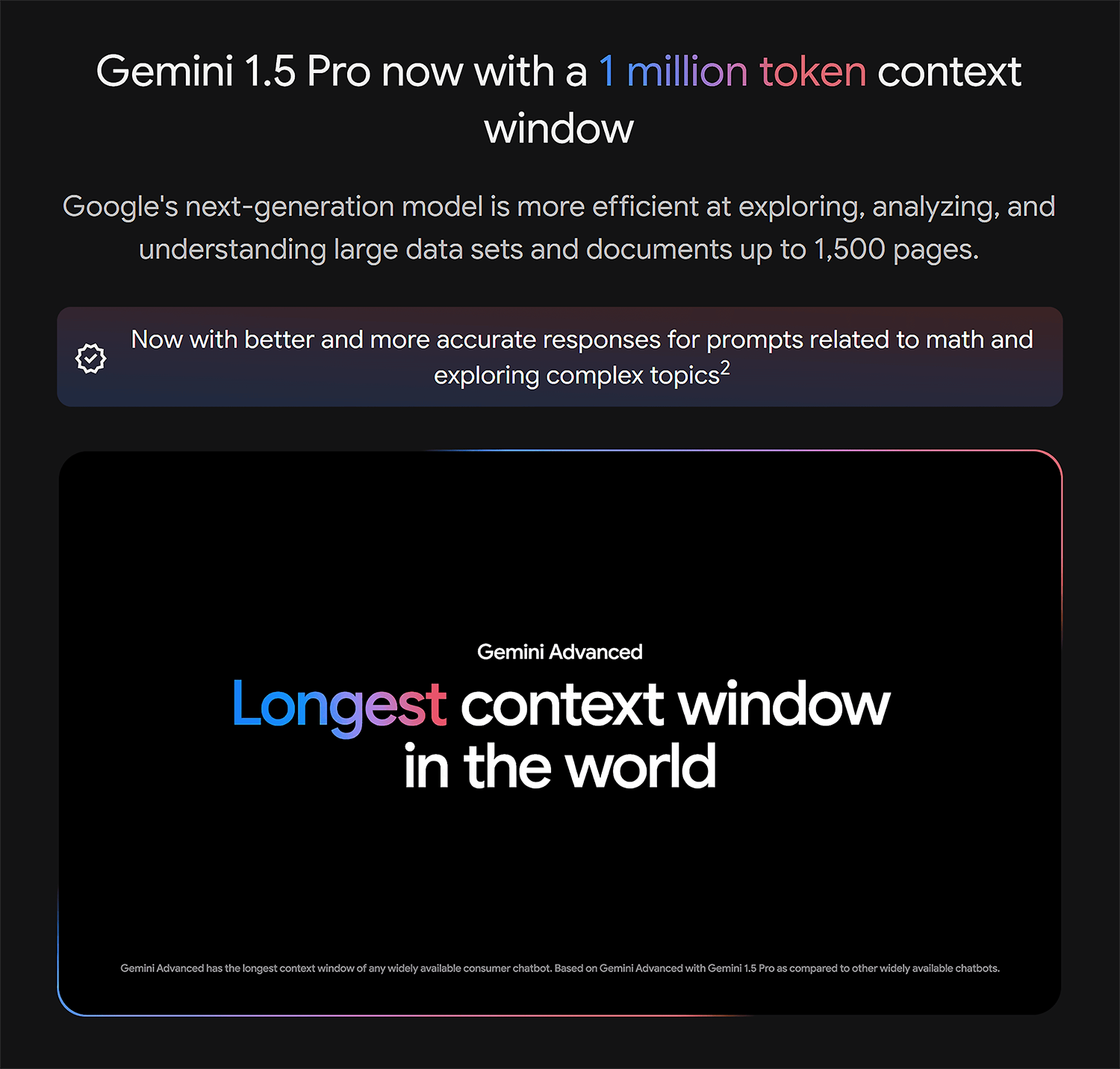 Gemini – Advanced Gemini Advanced