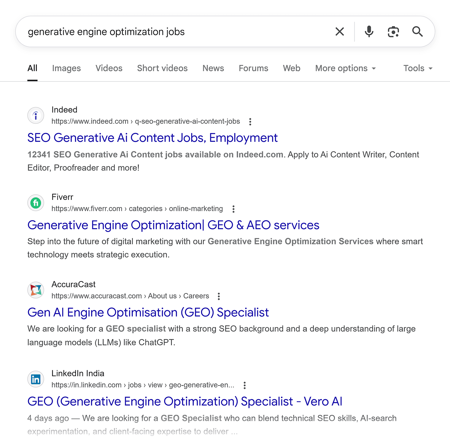Google Serp Geo Jobs