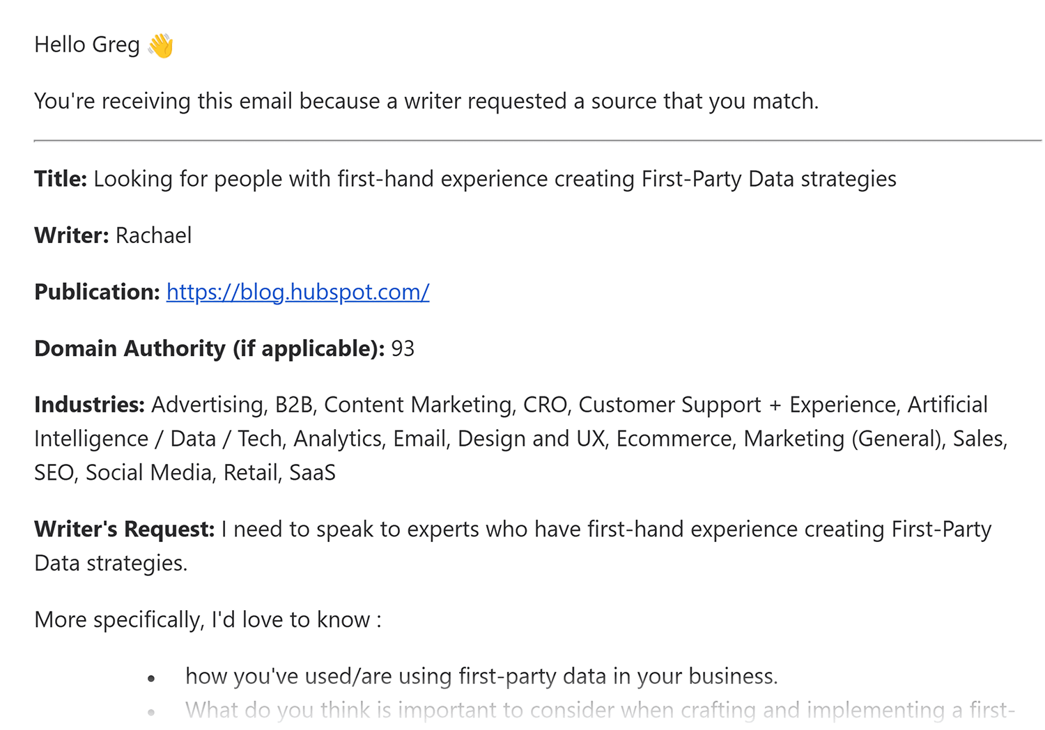 Help a B2B Writer – Focused approach Help A B2b Writer Focused Approach