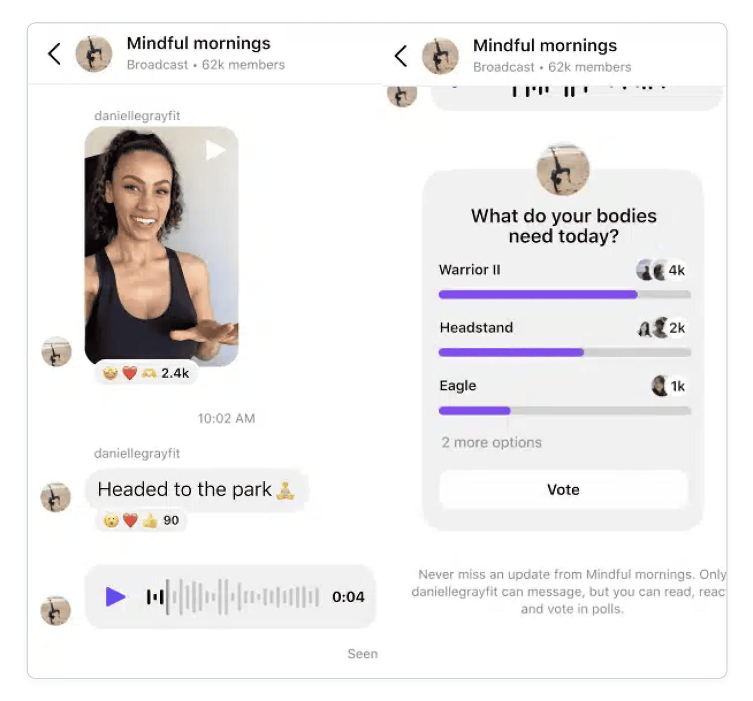 Instagram – Broadcast Channels Instagram Broadcast Channels