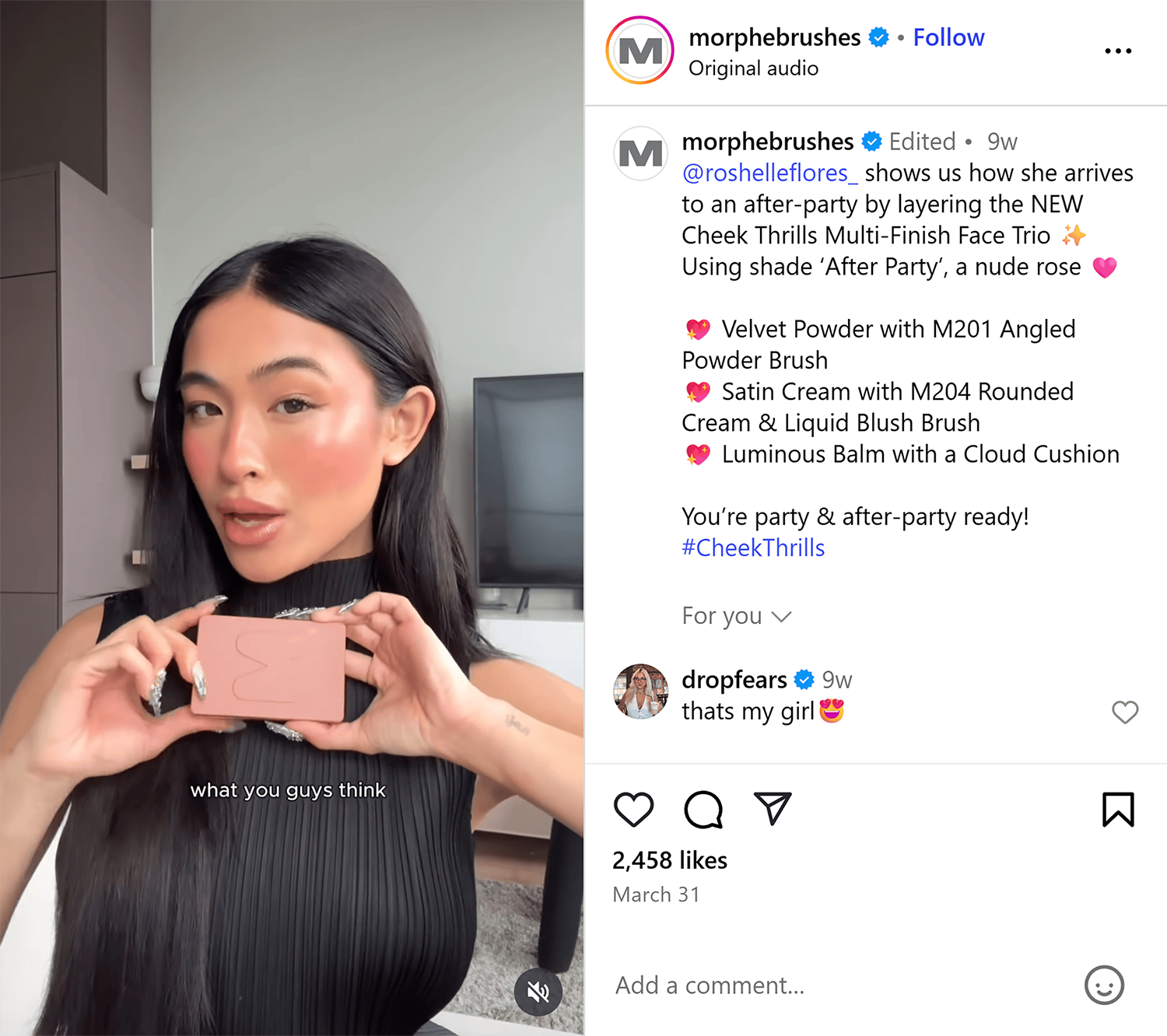 Instagram – Morphe Brushes – Influencer collab Instagram Morphebrushes Influencer Collab