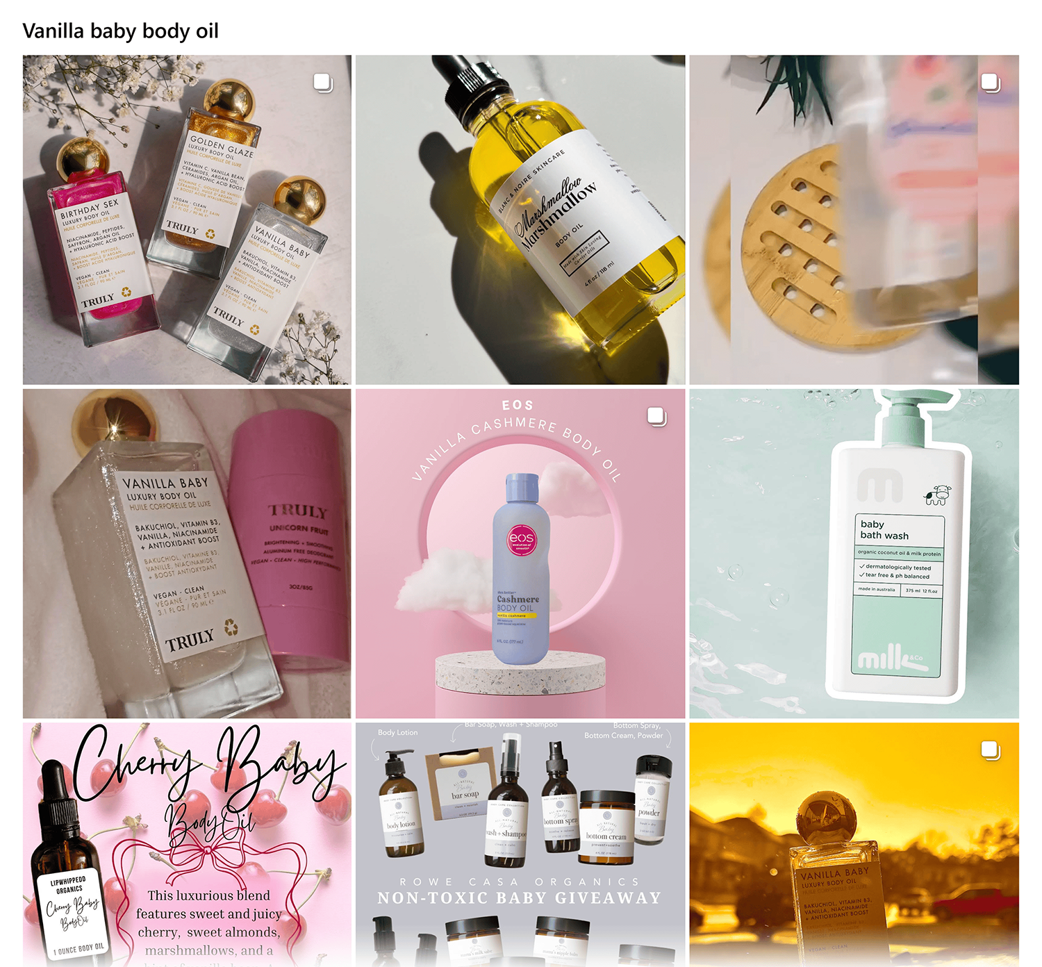 Instagram – Search – Vanilla baby body oil Instagram Search Vanilla Baby Body Oil