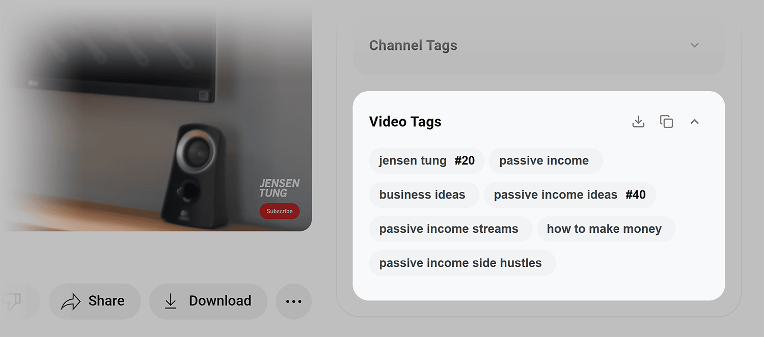 Jensen Tung – YouTube video tags Jensen Tung Youtube Video Tags