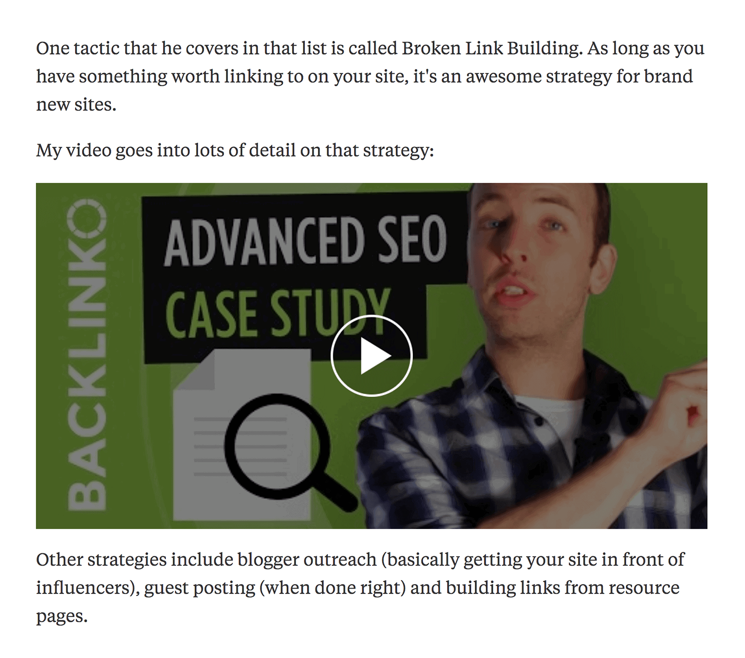 Link To Video