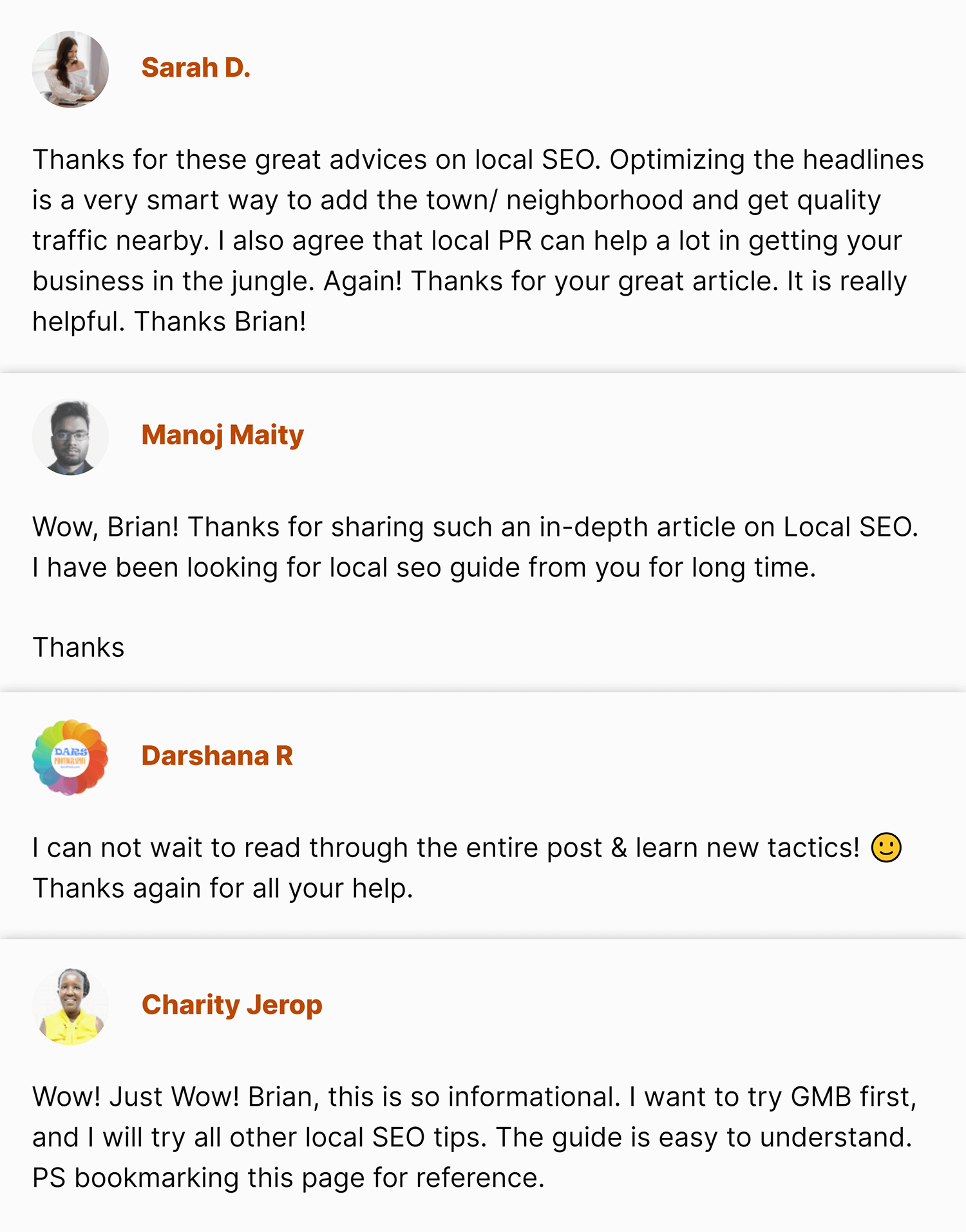 Local Seo Guide Comments