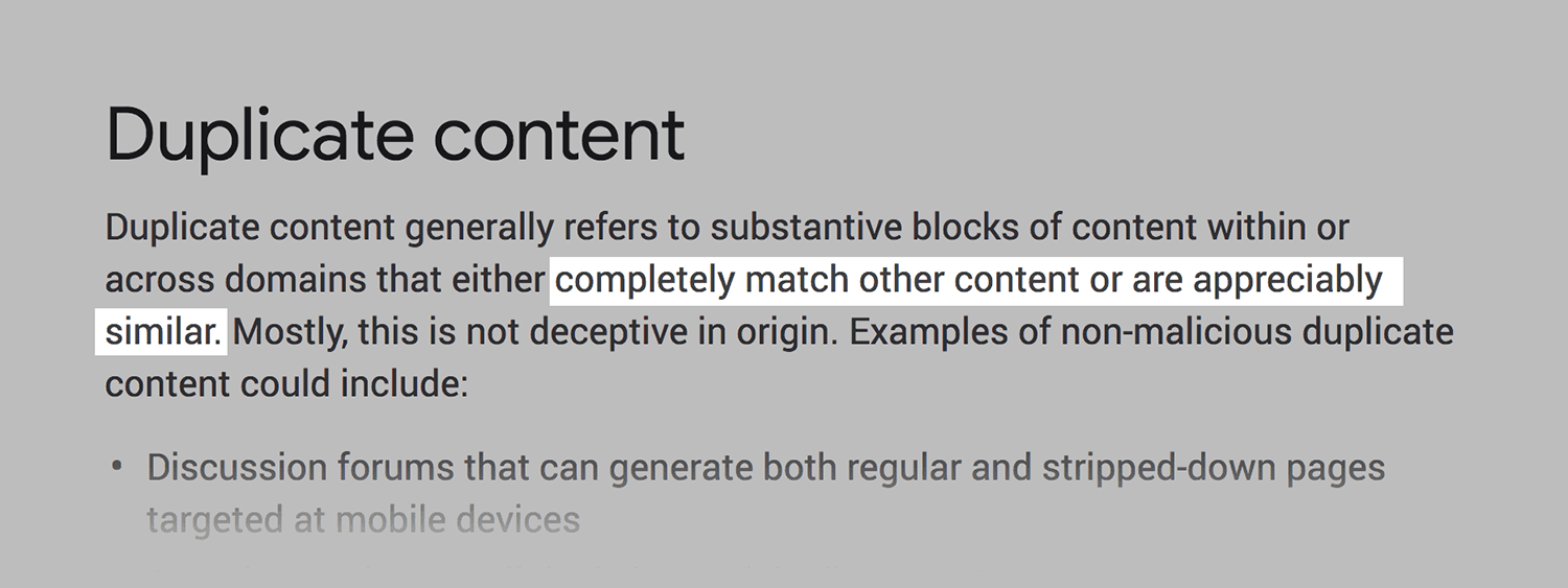 Match Content Or Similar