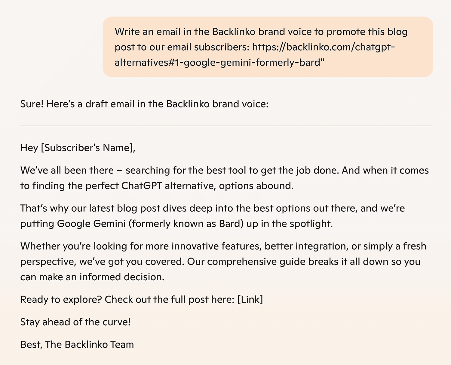 Microsoft Copilot – Backlinko brand voice email Microsoft Copilot Backlinko Brand Voice Email