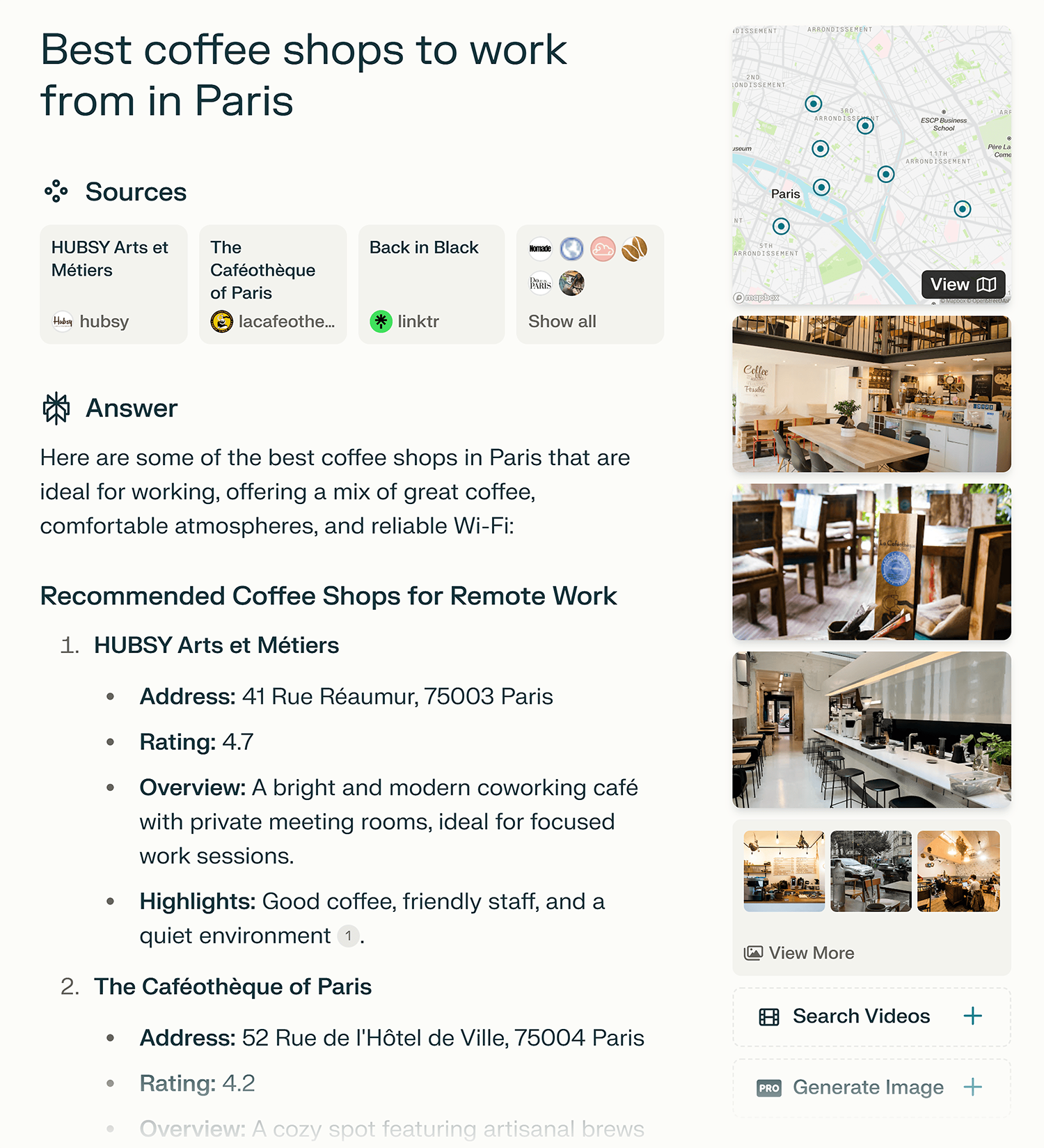 Perplexity – Coffee shops in Paris Perplexity Coffee Shops In Paris