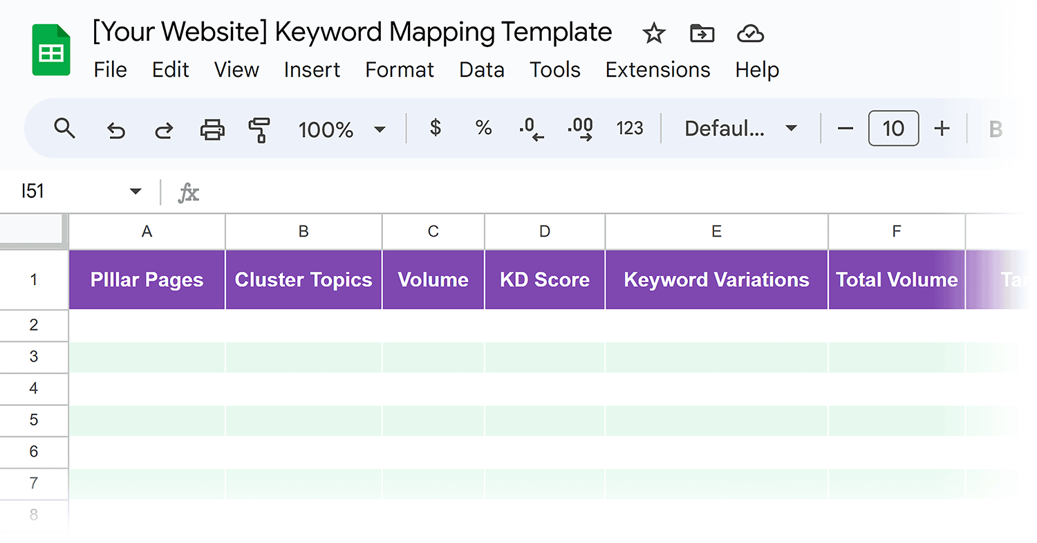 Rename Keyword Maping Template