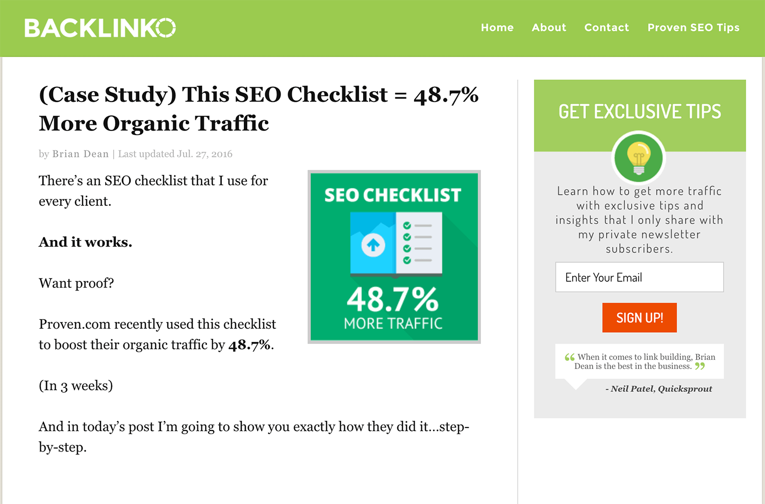 Seo Checklist 2016