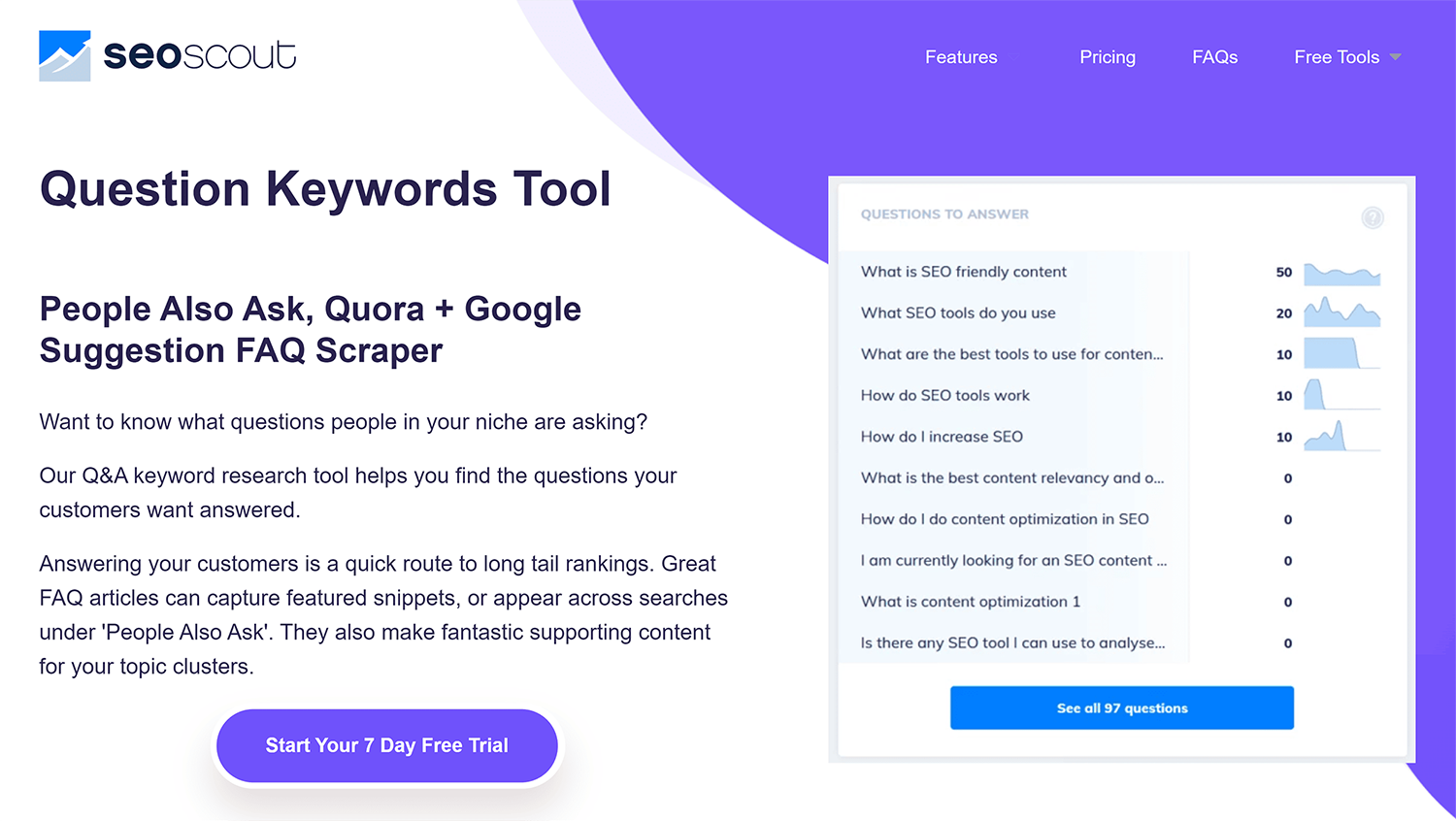 Seoscout Homepage