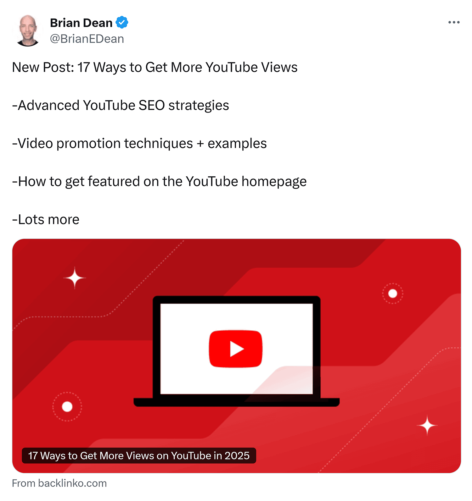 X Brian Video Post