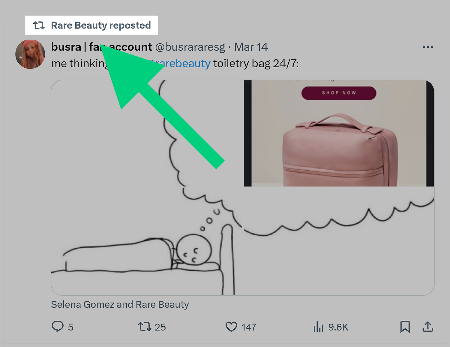 X – Rare Beauty – Customers retweeting X Rare Beauty Customers Retweeting