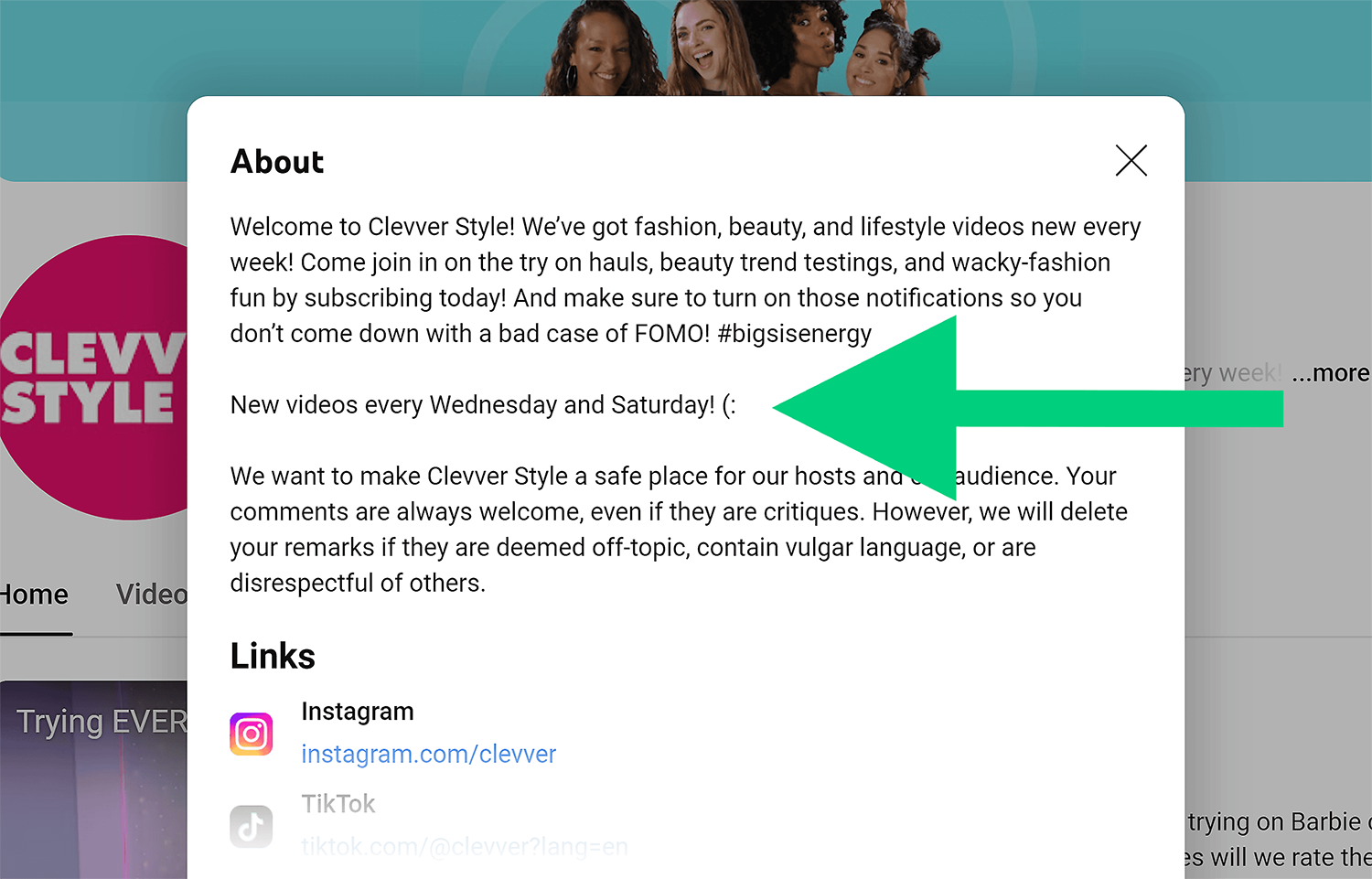 YouTube – Channel description – Clevver Style Youtube Channel Description Clevver Style