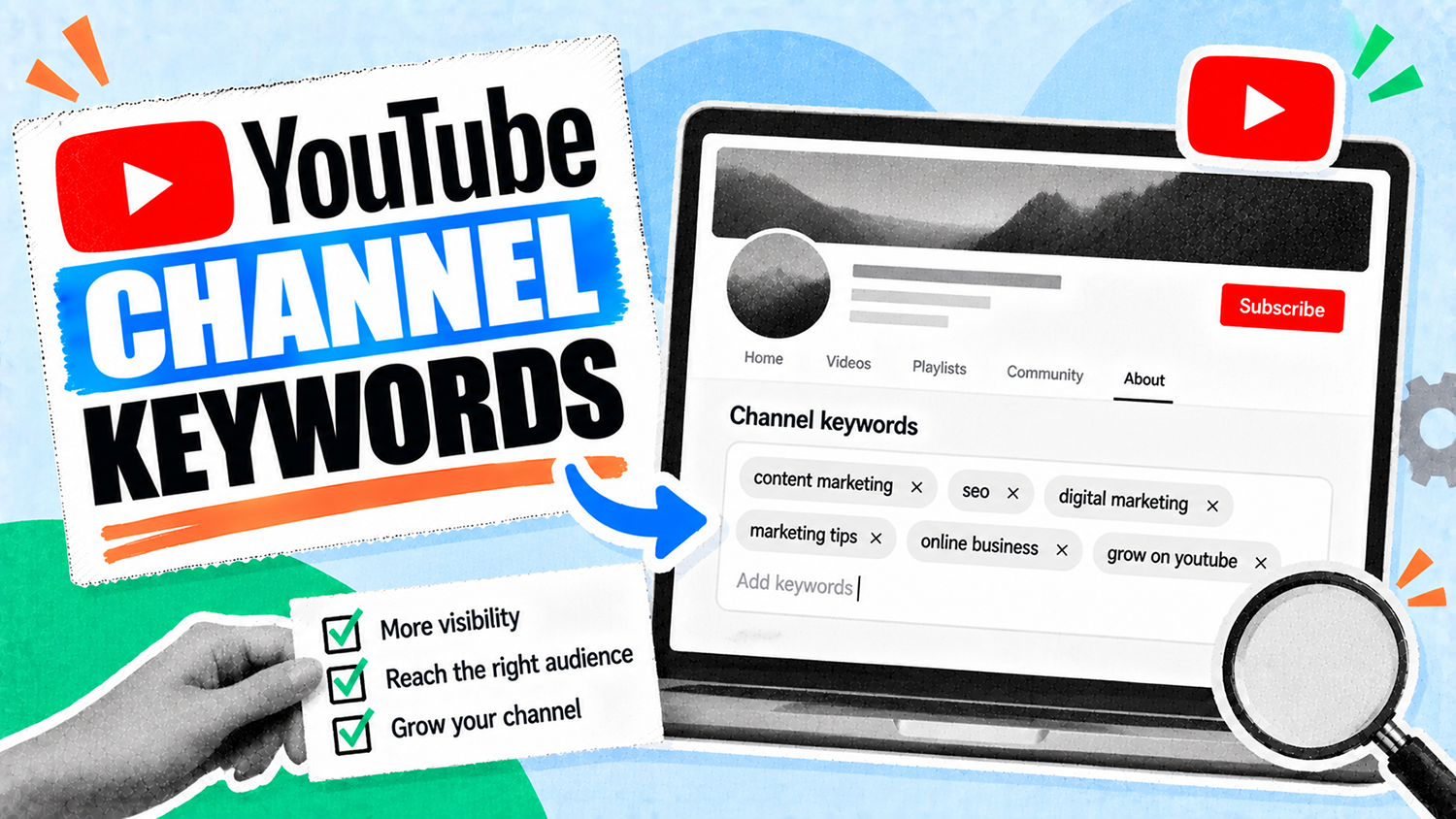 YouTube Channel Keywords – Featured image