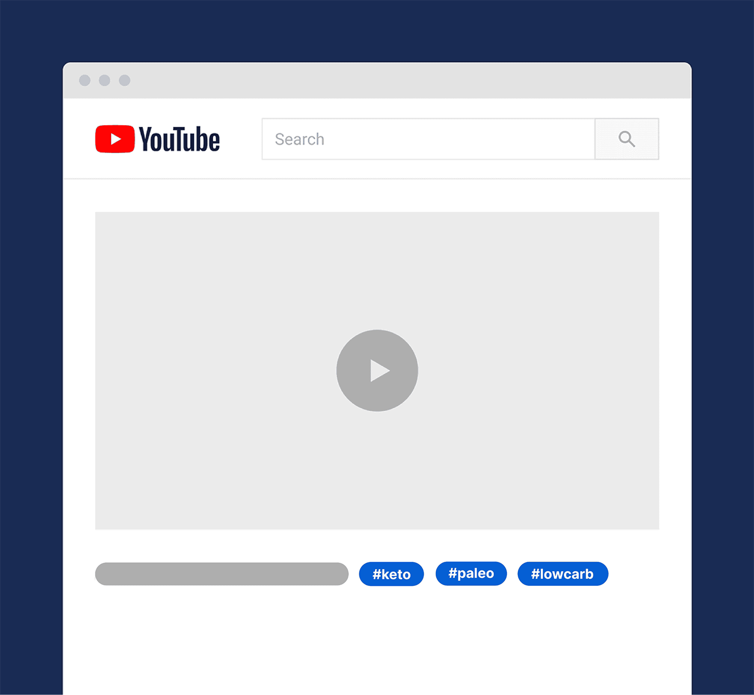 YouTube within video title Youtube Hashtags Above Video Title