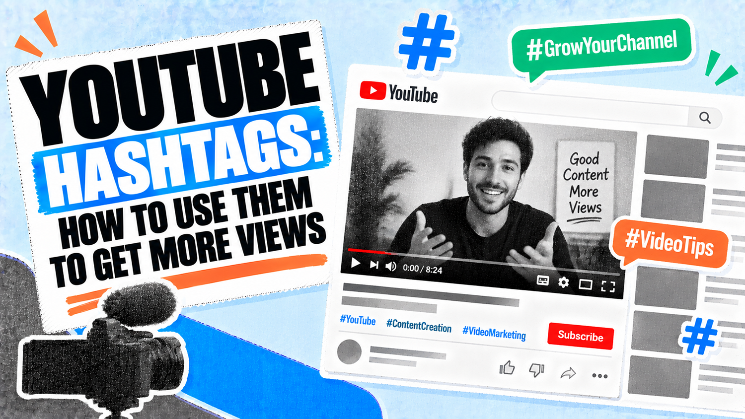 YouTube Hashtags – Featured image