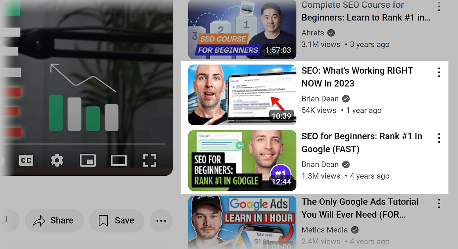 Youtube Suggested Videos 1