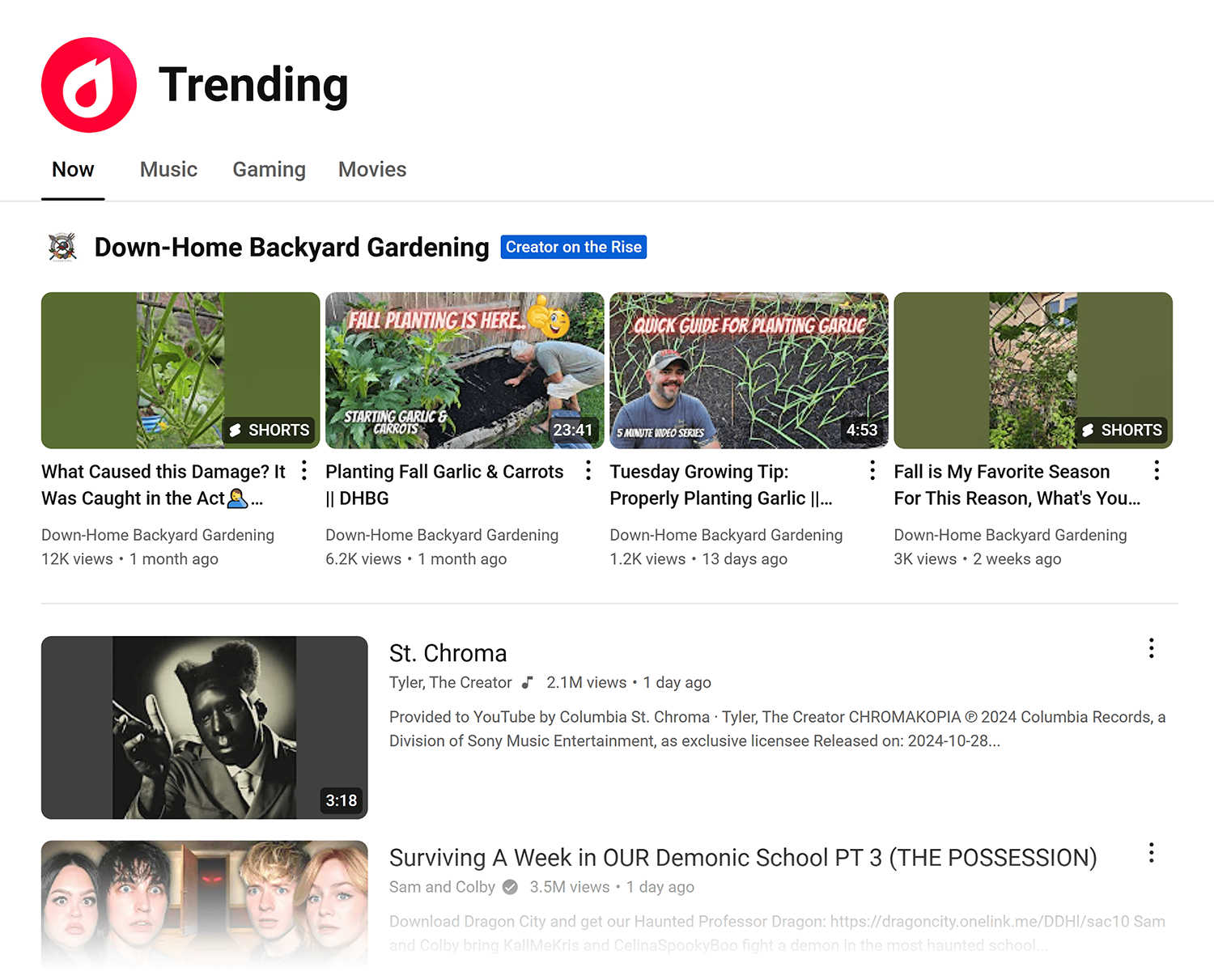 YouTube – Trending Youtube Trending