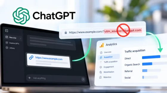 ChatGPT drop in UTM tracking was a bug