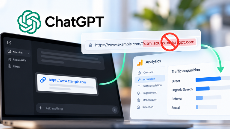 ChatGPT appears to drop UTM tracking, making AI referral traffic harder to measure