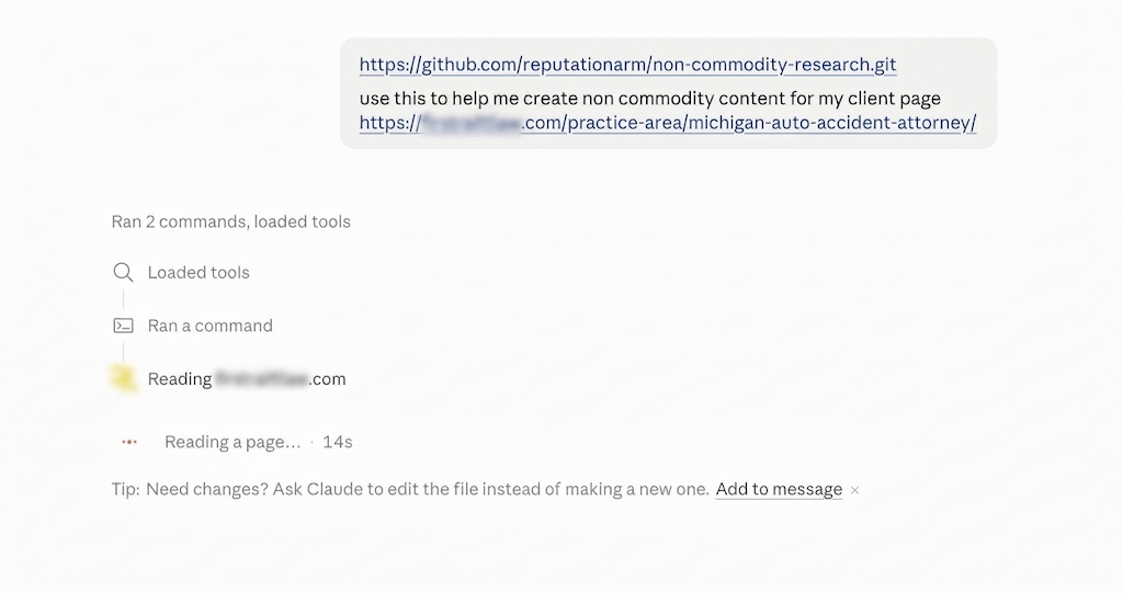 GitHub non-commodity research
