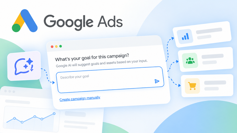 Google Ads tests AI-powered campaign creation using natural language