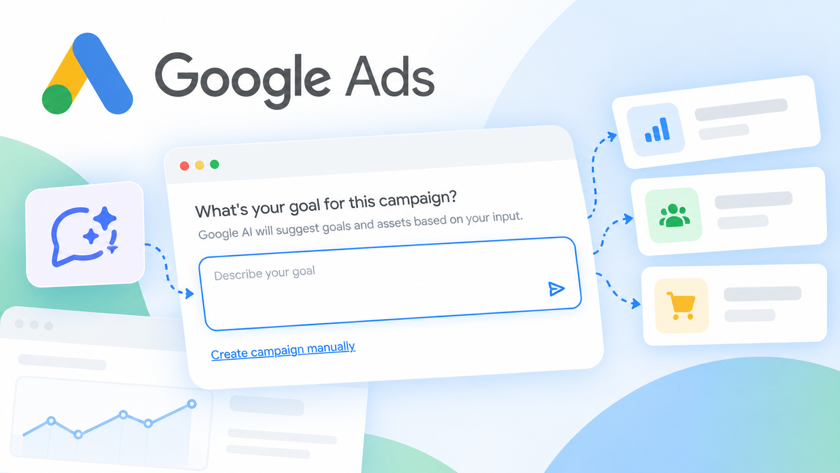 Google Ads tests AI-powered campaign creation using natural language