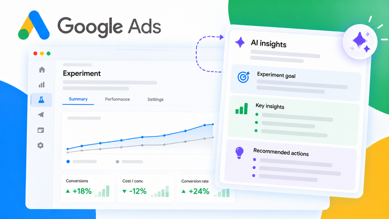 Google Ads adds AI-powered insights to experiment reporting