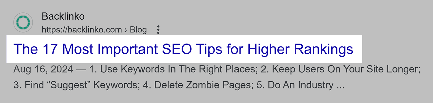 Actionable SEO tips – Keyword in title tag Actionable Seo Tips Keyword In Title Tag