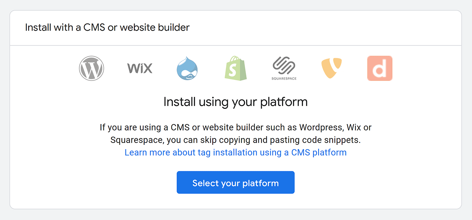 Analytics – Install with CMS Analytics Install With Cms