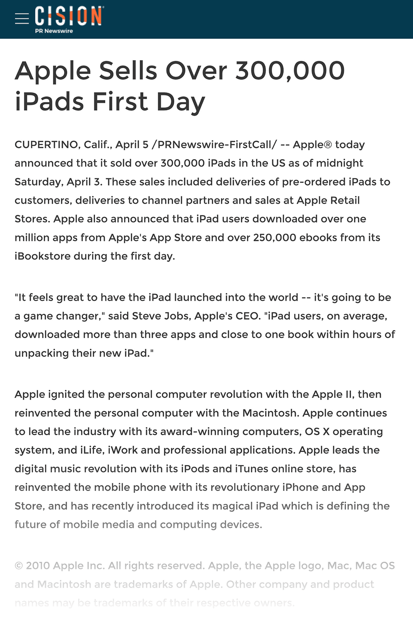 Apple Press Release Example Scaled