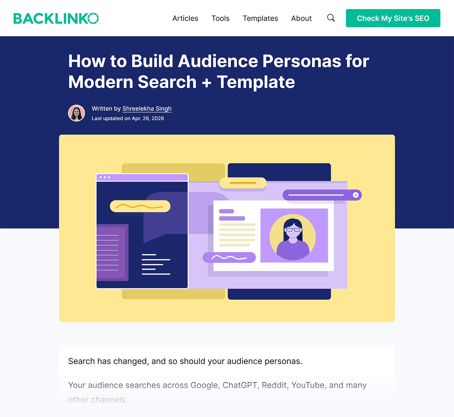 Backlinko – Audience personas Backlinko Audience Personas