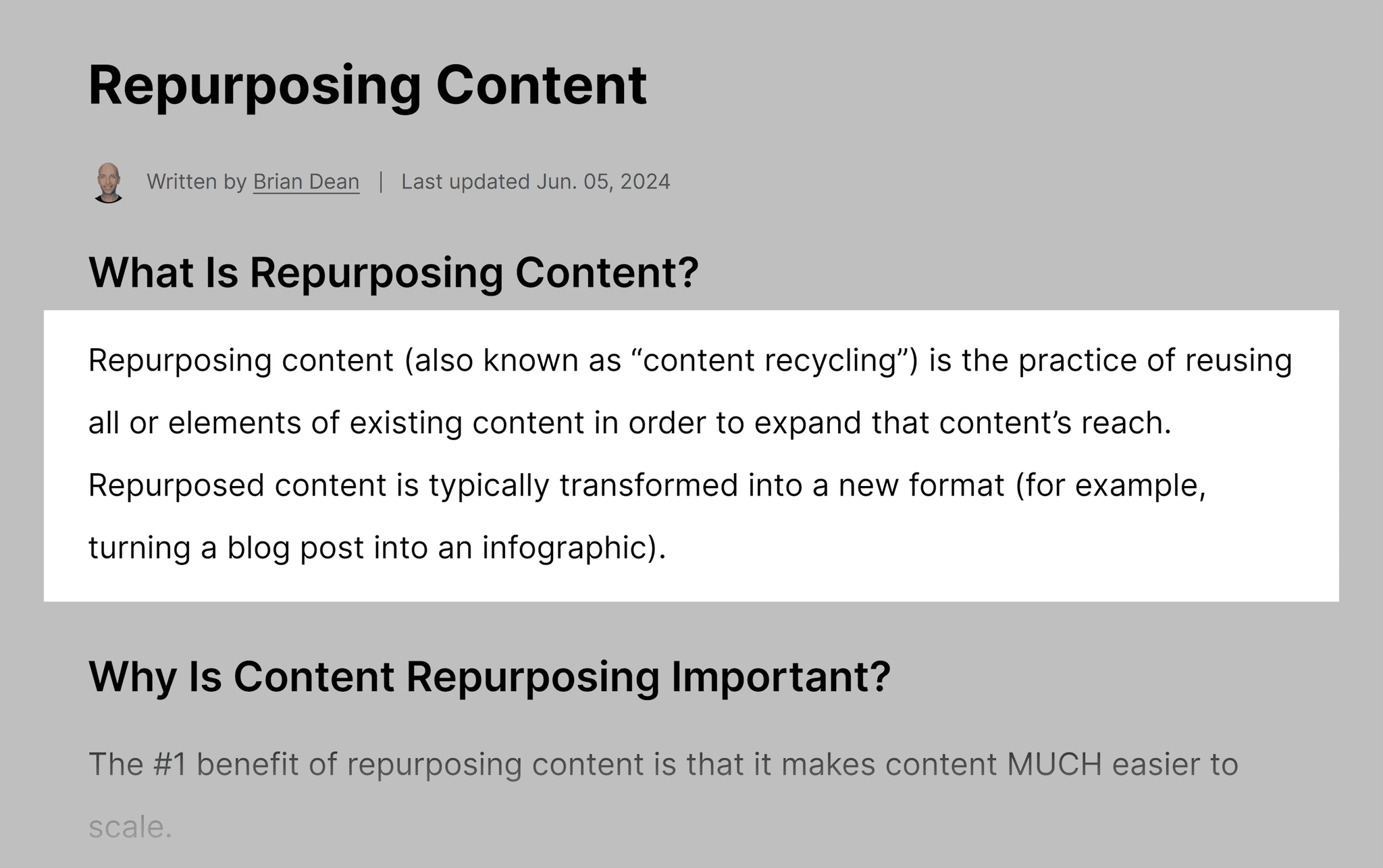 Backlinko Content Repurposing Scaled