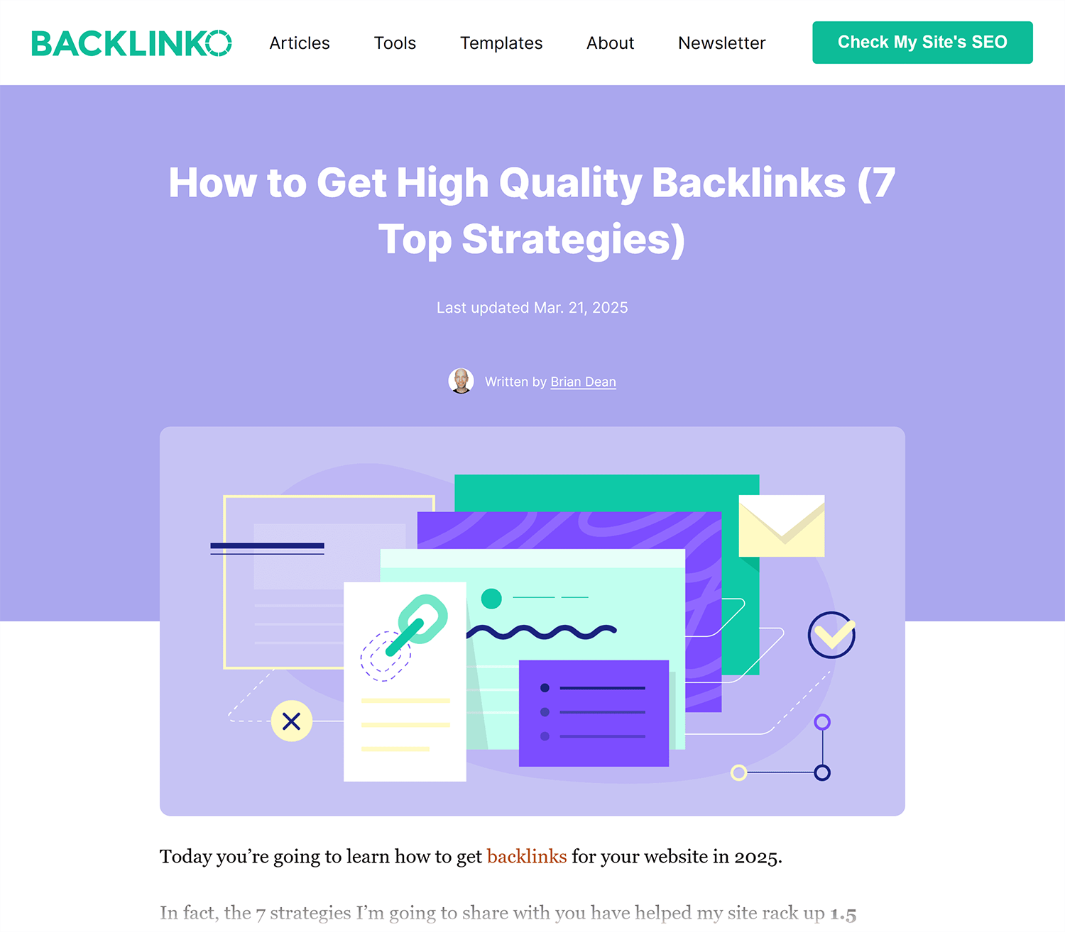 Backlinko High Quality Backlinks