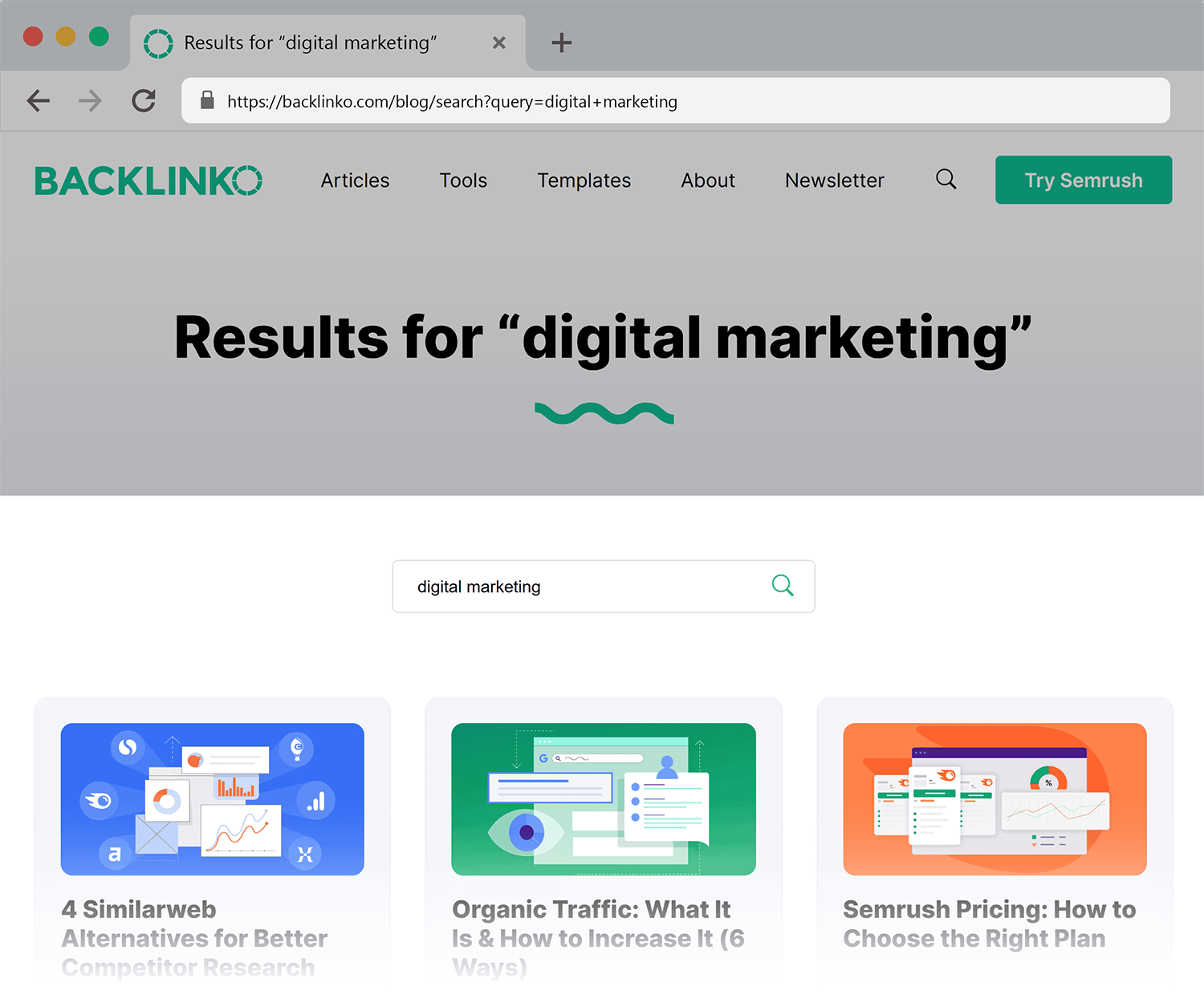 Backlinko Search Querry Url