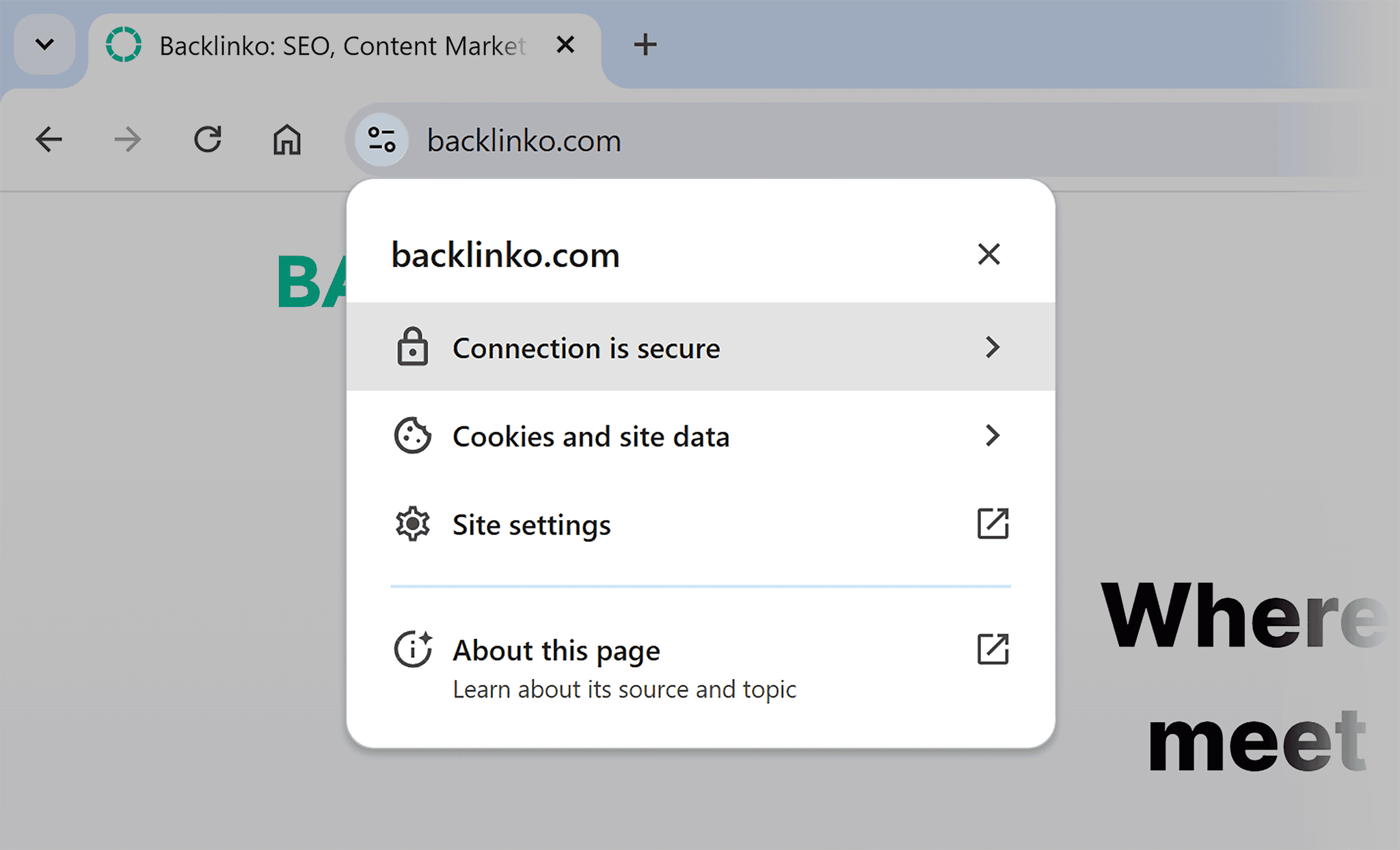Backlinko – Secure connection Backlinko Secure Connection Scaled