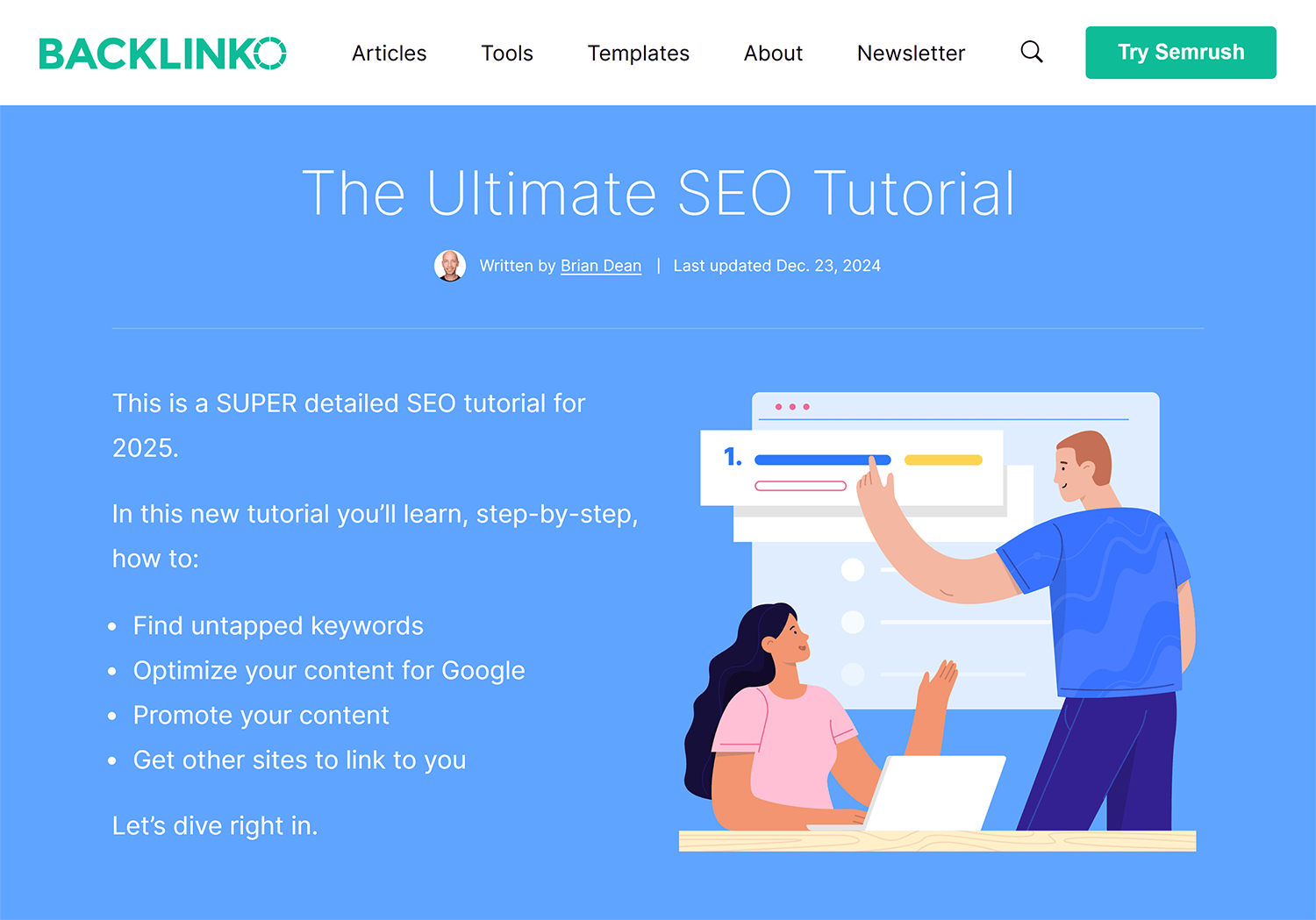 Backlinko – SEO Tutorial Backlinko Seo Tutorial