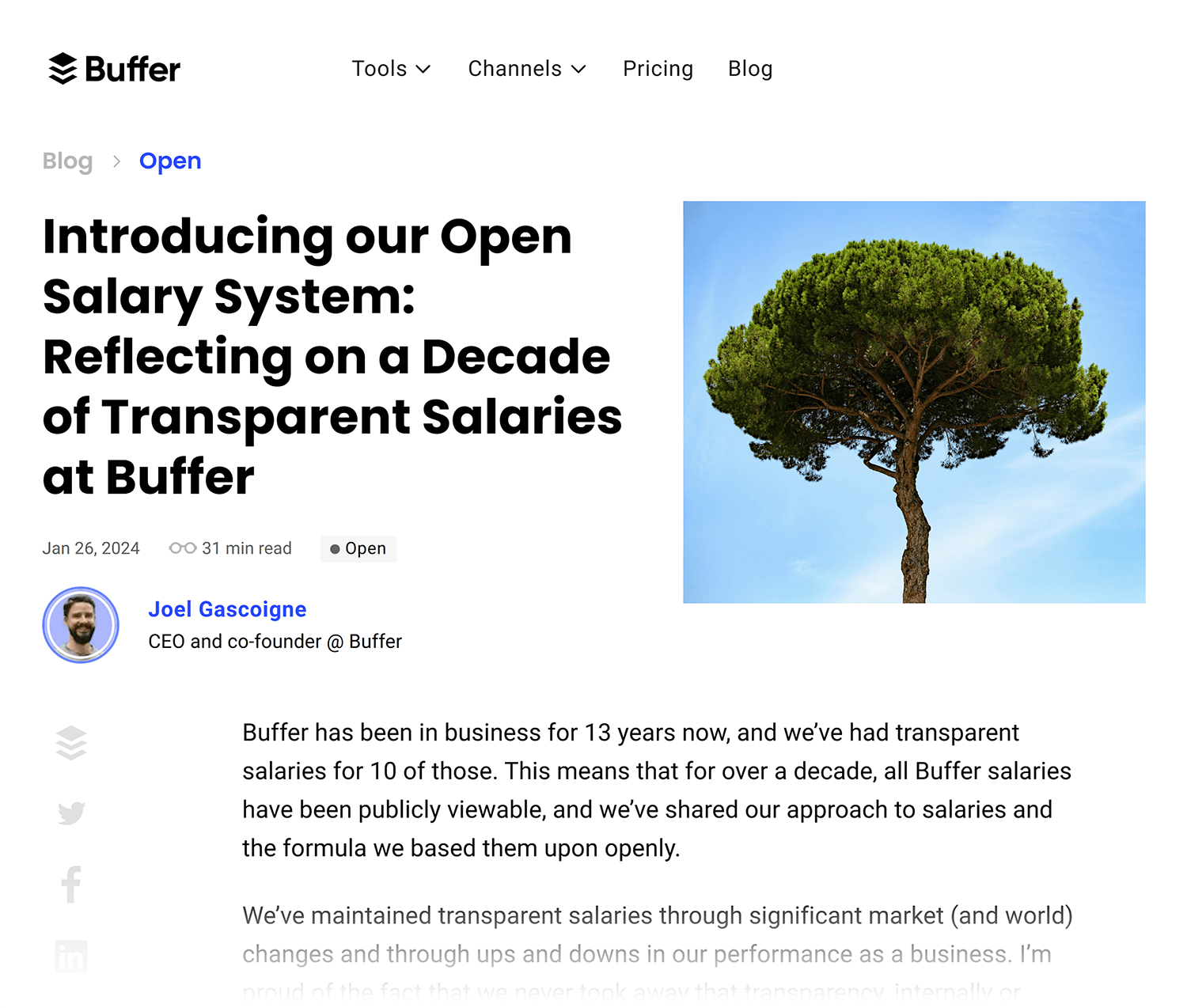 Buffer Salary System