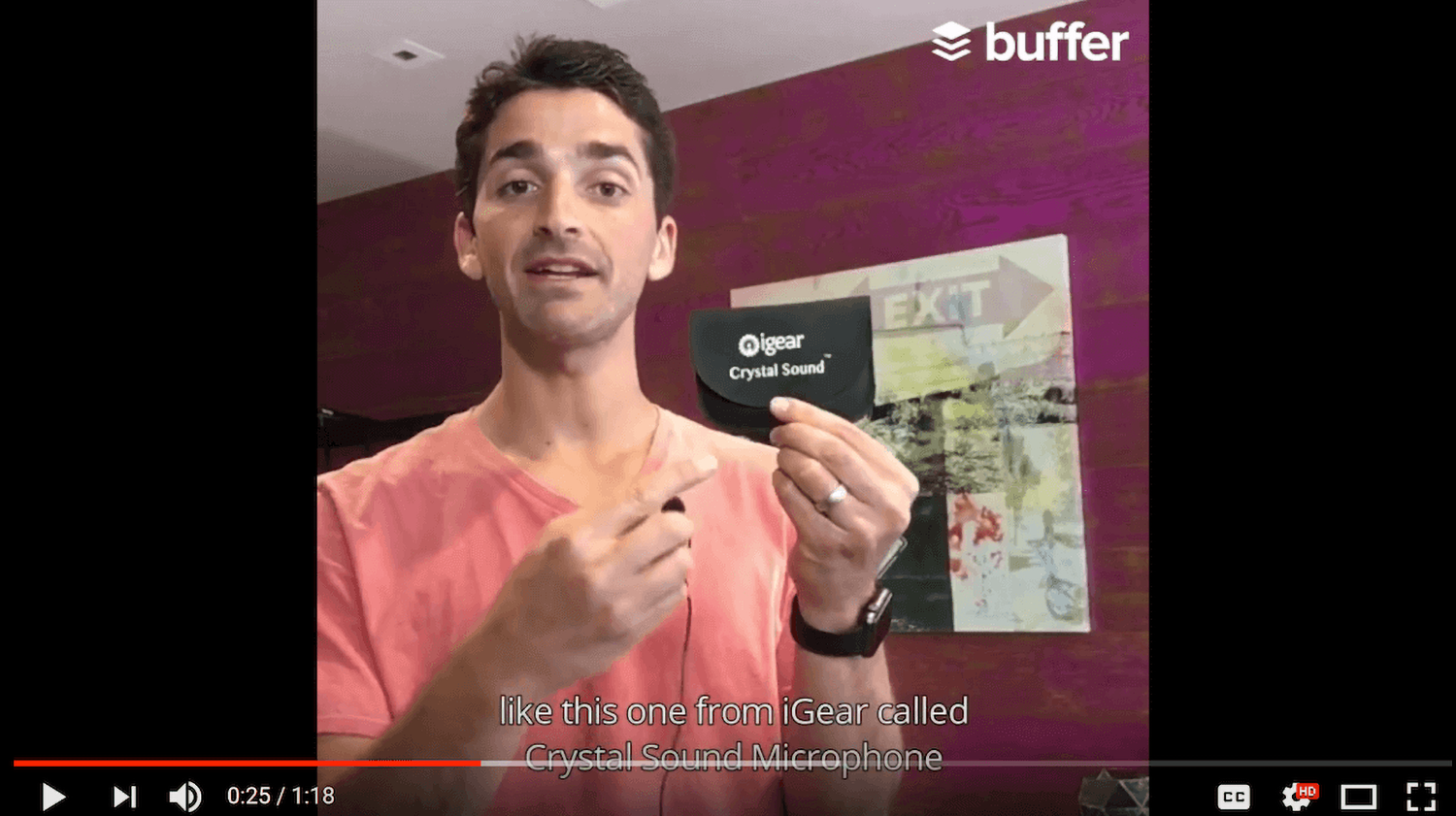 Buffer Unscriped Video