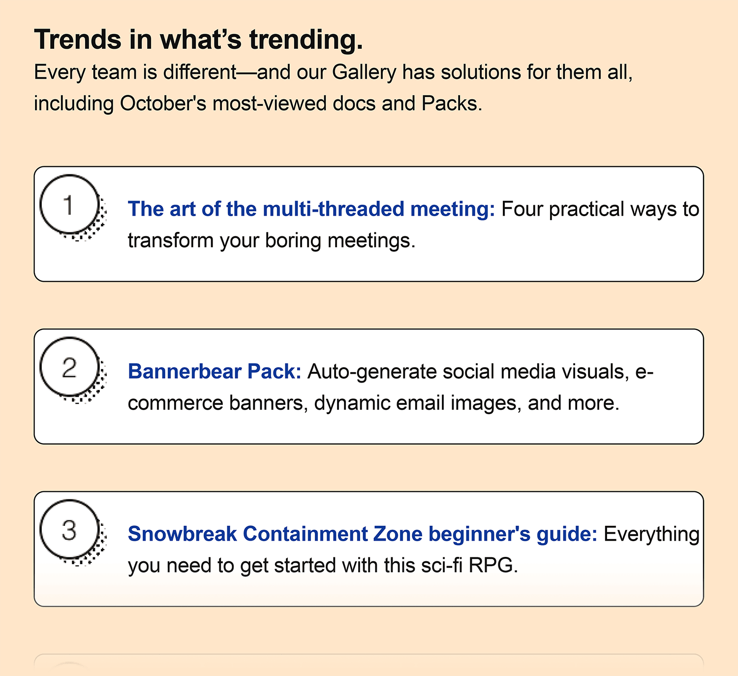 Coda Newsletter Trends