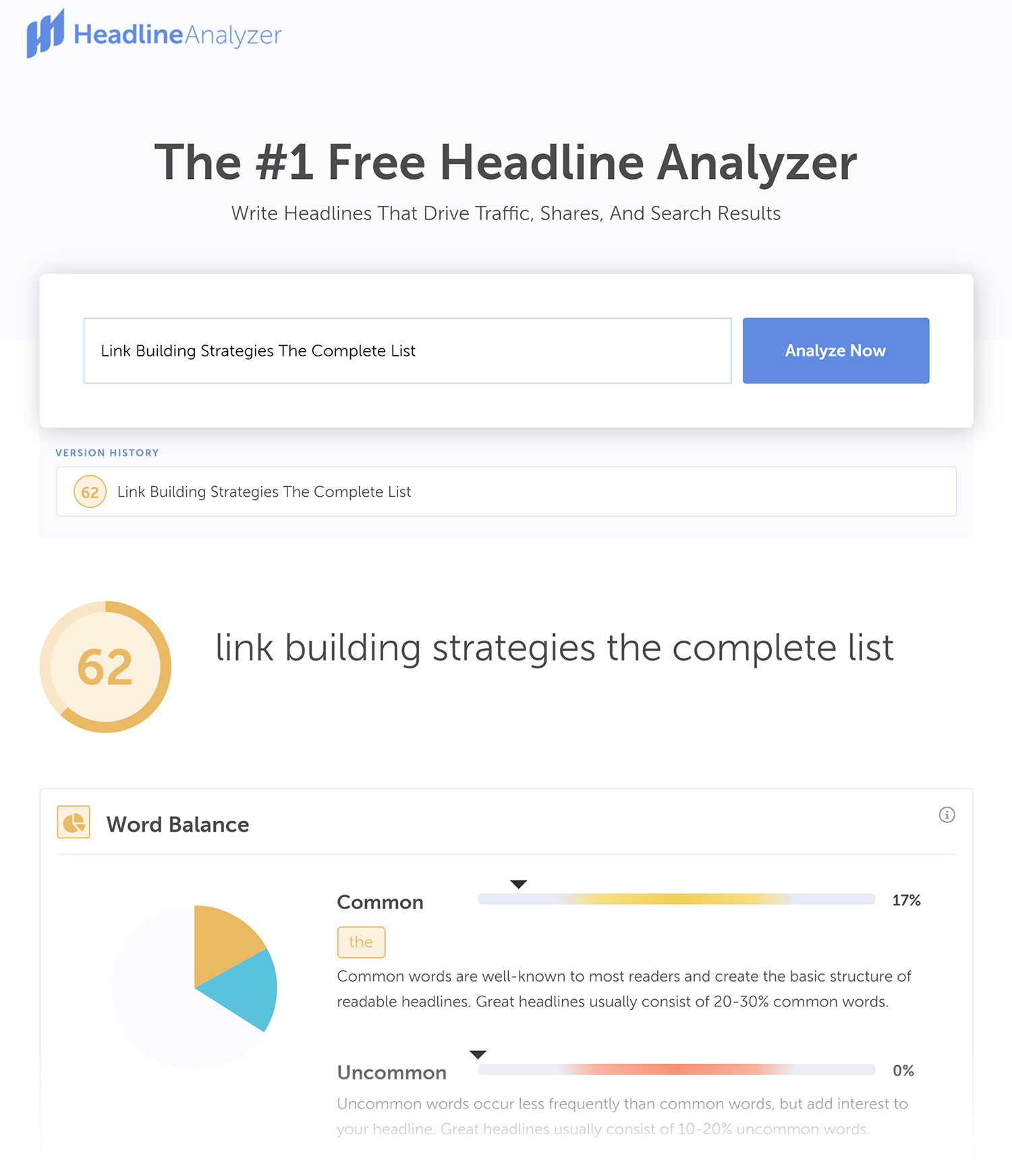 CoSchedule – Headline Analyzer – Result Coschedule Headline Analyzer Result
